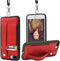 TOOVREN Phone Case for iPhone 7 Plus Case 8 Plus Wallet Case, Necklace Lanyard Case with Kickstand Card Holder, Ajust Detachable Anti-Lost Lanyard...